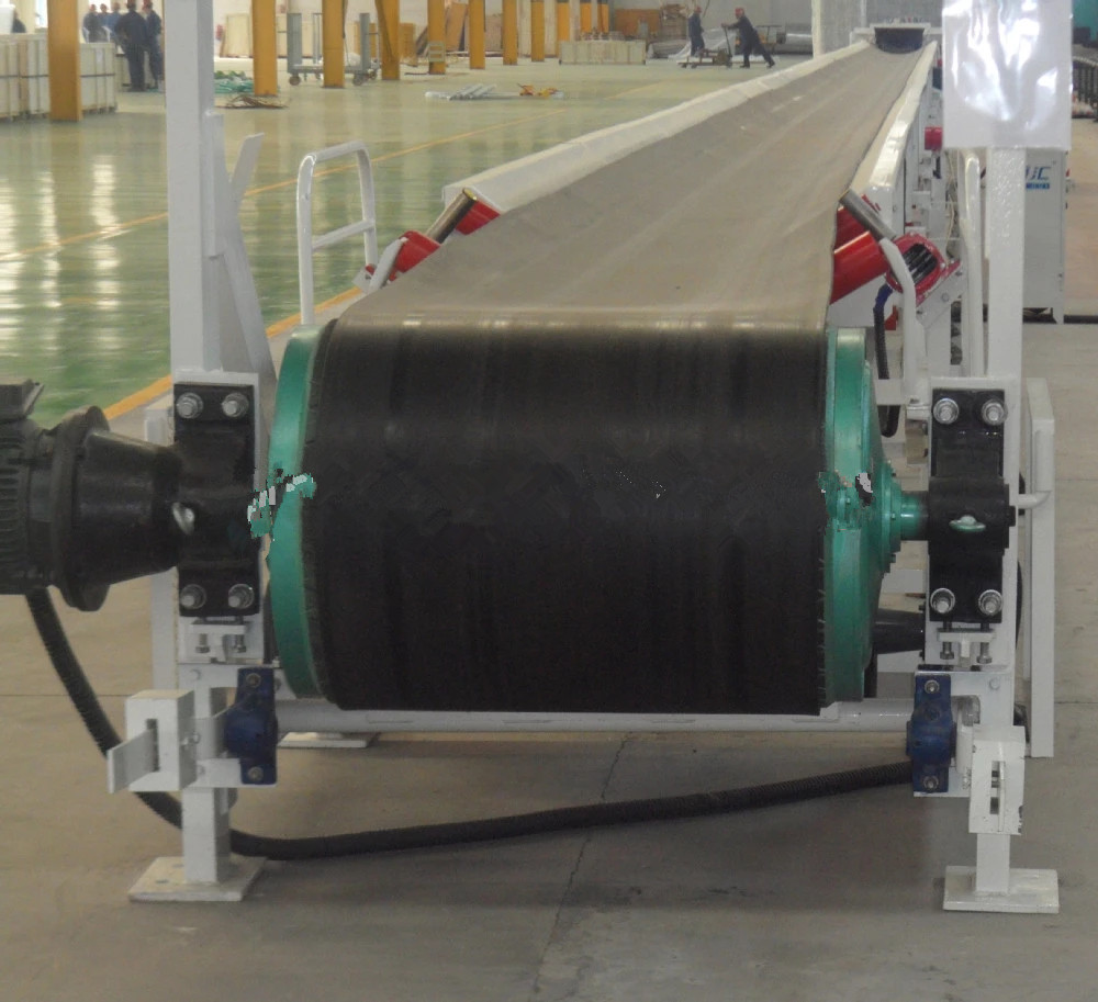 Belt Conveyor Drive Pulley with Rubber Lagging Marketer Goodmax