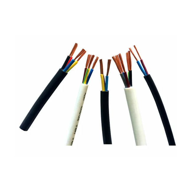 PVC Wire Cable Flexible RVV Cable Electric 2 3 4 5 6 Core Cable