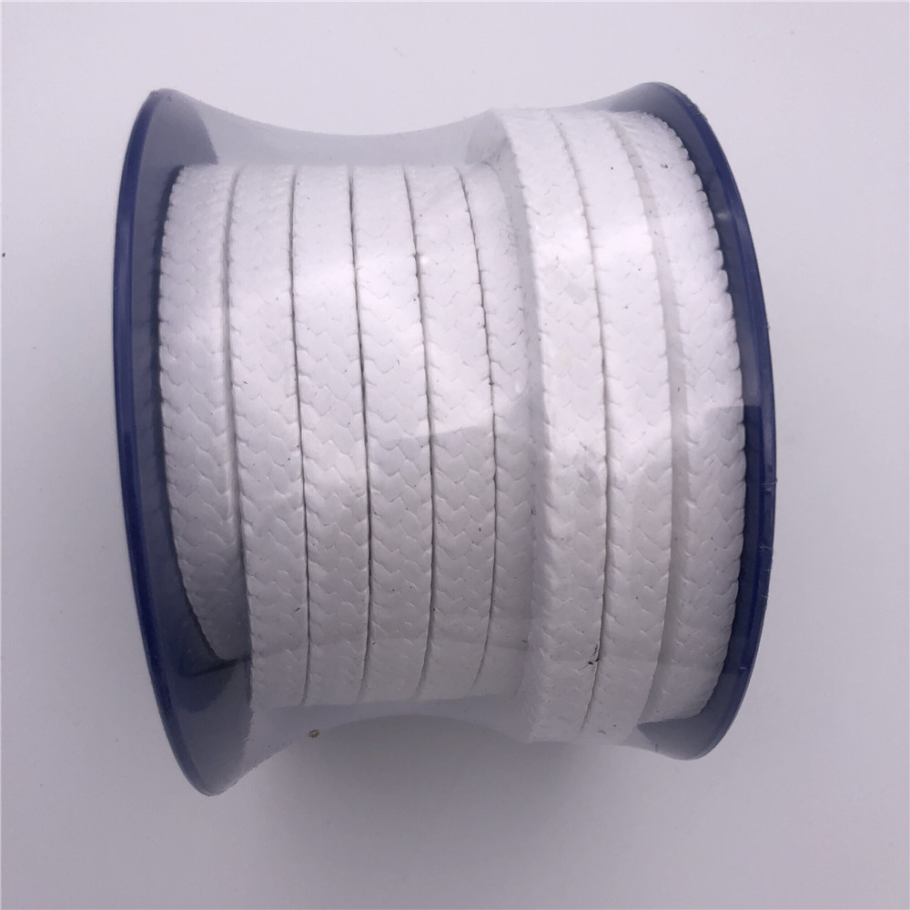 Water Pump Gland Packing Seals White Pure PTFE/gland Packing 