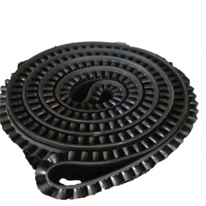 ENDLESS RUBBER CONVEYOR BELT OF WEIGH FEEDER EP500/3-1 200mmW x 3P x 6 x 2 x 6200mmL with Slide Wall