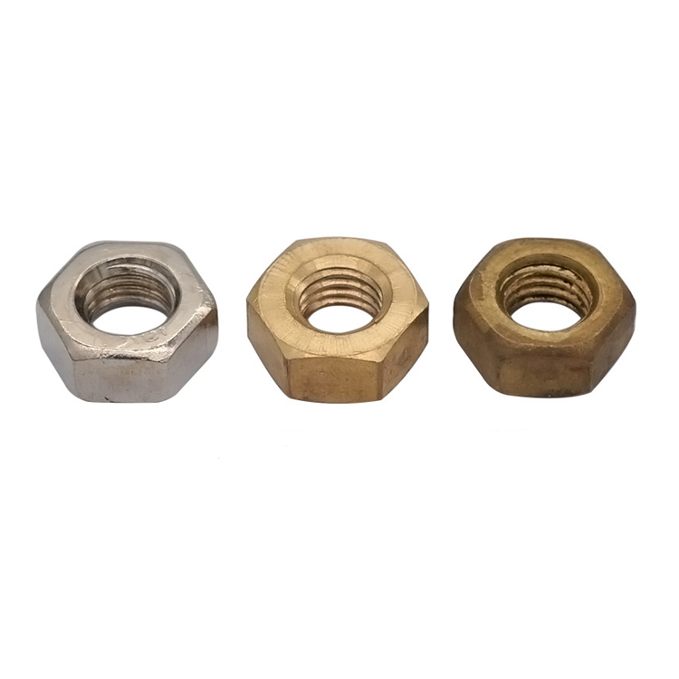 Custom Size Hex Brass Nuts