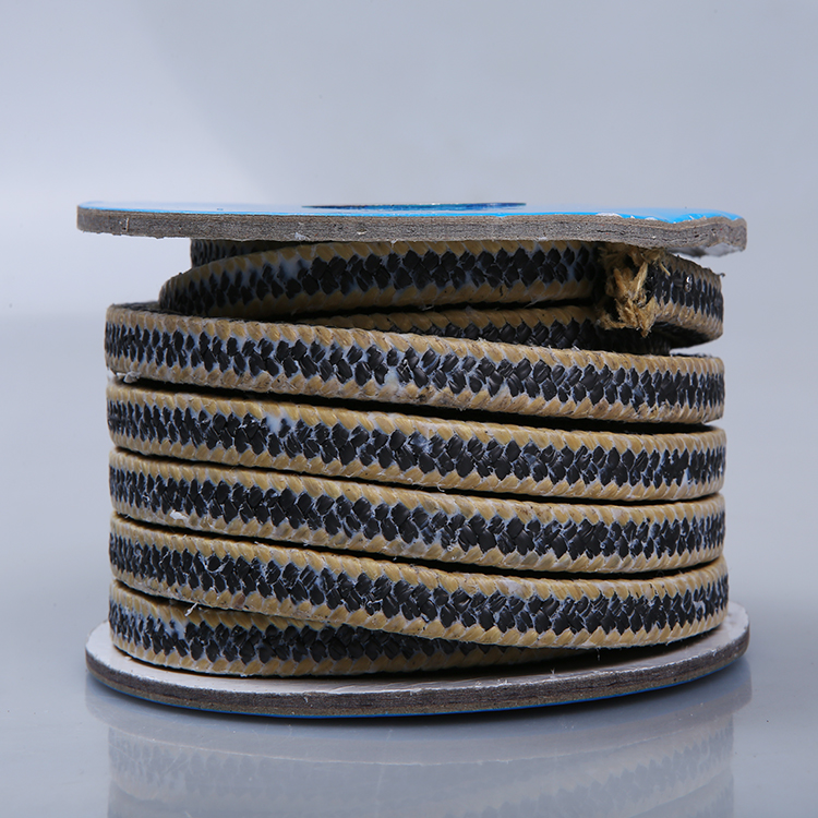 China Manufacturer White Pure Gland Braided Packing PTFE Graphite Gland Packing 