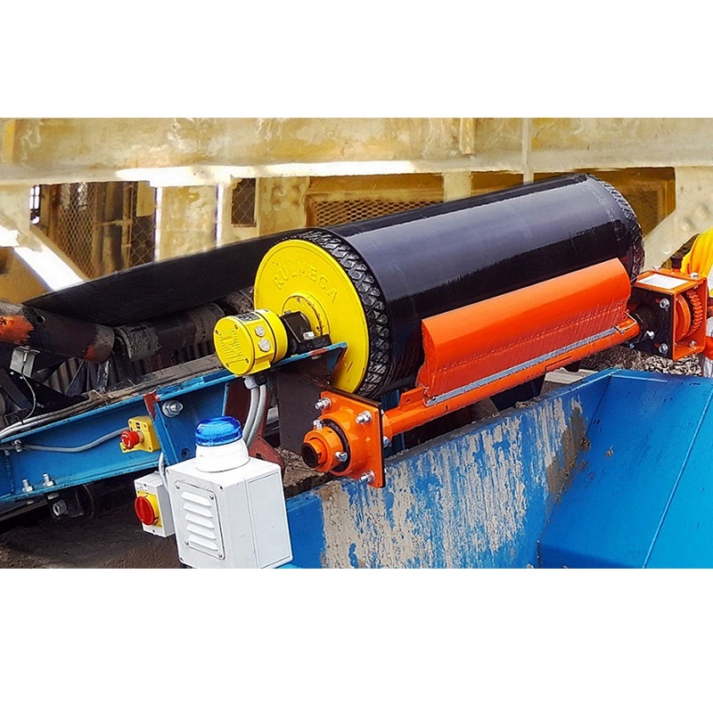 Heavy Duty Segment Type Polyurethane Scraper Conveyor Belt Conveyor Sweeper Conveyor Belt Cleaning System 