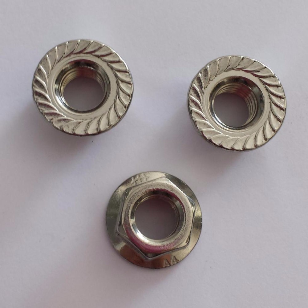 Large Serrated Flange Locknut 
