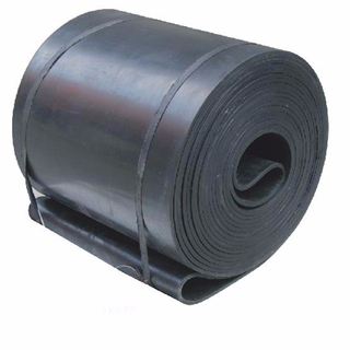 High Tensile Strength Durable Black Rubber Conveyor Belt