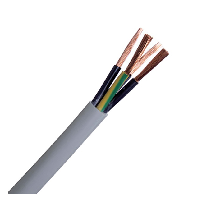 YJV PVC Insulated 0.6-1KV 2Cx 4mm2 Power Wire Cable 