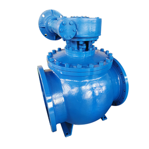  Larger Size Customized Flange End Spherical Valve Eccentric Semi-ball Valve